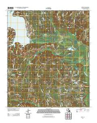 Point Louisiana Historical topographic map, 1:24000 scale, 7.5 X 7.5 Minute, Year 2012