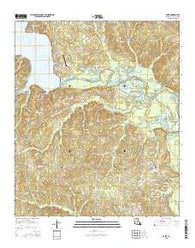 Point Louisiana Current topographic map, 1:24000 scale, 7.5 X 7.5 Minute, Year 2015