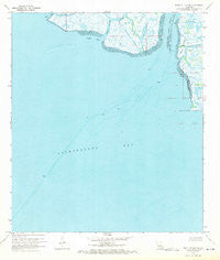Point Au Fer NE Louisiana Historical topographic map, 1:24000 scale, 7.5 X 7.5 Minute, Year 1970