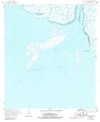 Point Au Fer NE Louisiana Historical topographic map, 1:24000 scale, 7.5 X 7.5 Minute, Year 1970