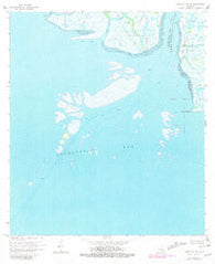 Point Au Fer NE Louisiana Historical topographic map, 1:24000 scale, 7.5 X 7.5 Minute, Year 1970