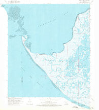 Point Au Fer Louisiana Historical topographic map, 1:24000 scale, 7.5 X 7.5 Minute, Year 1970
