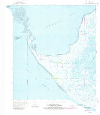 Point Au Fer Louisiana Historical topographic map, 1:24000 scale, 7.5 X 7.5 Minute, Year 1970