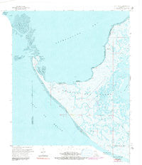 Point Au Fer Louisiana Historical topographic map, 1:24000 scale, 7.5 X 7.5 Minute, Year 1970