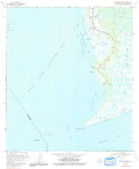 Point Chevreuil Louisiana Historical topographic map, 1:24000 scale, 7.5 X 7.5 Minute, Year 1970