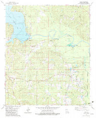 Point Louisiana Historical topographic map, 1:24000 scale, 7.5 X 7.5 Minute, Year 1982