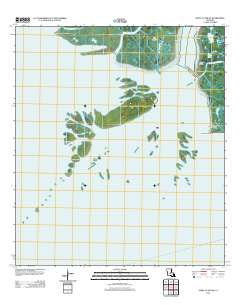 Point au Fer NE Louisiana Historical topographic map, 1:24000 scale, 7.5 X 7.5 Minute, Year 2012