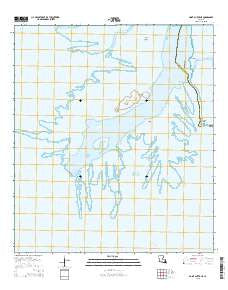 Point au Fer NE Louisiana Current topographic map, 1:24000 scale, 7.5 X 7.5 Minute, Year 2015