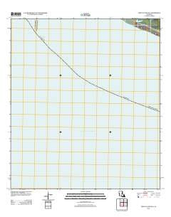 Point au Fer OE S Louisiana Historical topographic map, 1:24000 scale, 7.5 X 7.5 Minute, Year 2012