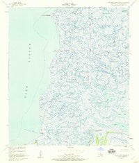Pointe aux Marchettes Louisiana Historical topographic map, 1:24000 scale, 7.5 X 7.5 Minute, Year 1955