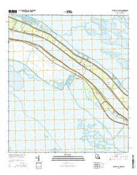 Pointe a la Hache Louisiana Current topographic map, 1:24000 scale, 7.5 X 7.5 Minute, Year 2015