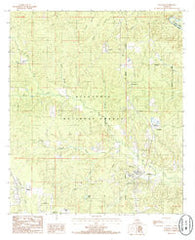 Pollock Louisiana Historical topographic map, 1:24000 scale, 7.5 X 7.5 Minute, Year 1985