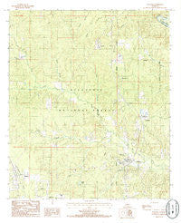 Pollock Louisiana Historical topographic map, 1:24000 scale, 7.5 X 7.5 Minute, Year 1985