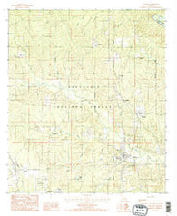 Pollock Louisiana Historical topographic map, 1:24000 scale, 7.5 X 7.5 Minute, Year 1985
