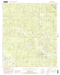 Pollock Louisiana Historical topographic map, 1:24000 scale, 7.5 X 7.5 Minute, Year 1999