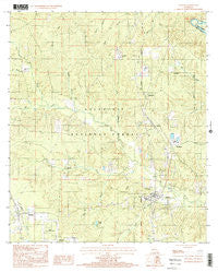 Pollock Louisiana Historical topographic map, 1:24000 scale, 7.5 X 7.5 Minute, Year 1999