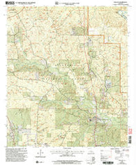 Pollock Louisiana Historical topographic map, 1:24000 scale, 7.5 X 7.5 Minute, Year 2003