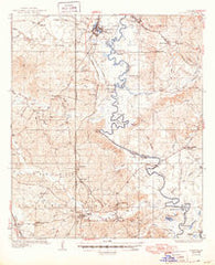 Pollock Louisiana Historical topographic map, 1:62500 scale, 15 X 15 Minute, Year 1936