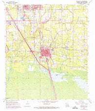 Ponchatoula Louisiana Historical topographic map, 1:24000 scale, 7.5 X 7.5 Minute, Year 1968