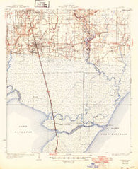 Ponchatoula Louisiana Historical topographic map, 1:62500 scale, 15 X 15 Minute, Year 1935