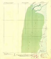 Port Arthur NE Texas Historical topographic map, 1:31680 scale, 7.5 X 7.5 Minute, Year 1932