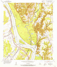 Port Hudson Louisiana Historical topographic map, 1:24000 scale, 7.5 X 7.5 Minute, Year 1954