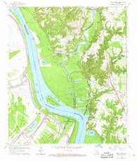 Port Hudson Louisiana Historical topographic map, 1:24000 scale, 7.5 X 7.5 Minute, Year 1963