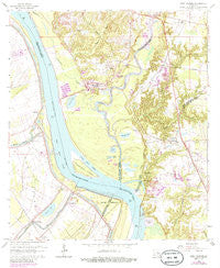 Port Hudson Louisiana Historical topographic map, 1:24000 scale, 7.5 X 7.5 Minute, Year 1963