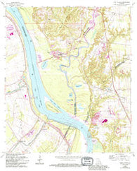 Port Hudson Louisiana Historical topographic map, 1:24000 scale, 7.5 X 7.5 Minute, Year 1963