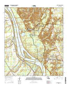 Port Hudson Louisiana Current topographic map, 1:24000 scale, 7.5 X 7.5 Minute, Year 2015