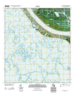 Port Sulphur Louisiana Historical topographic map, 1:24000 scale, 7.5 X 7.5 Minute, Year 2012