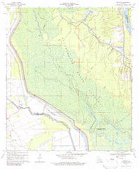 Portage Louisiana Historical topographic map, 1:24000 scale, 7.5 X 7.5 Minute, Year 1970