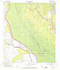 Portage Louisiana Historical topographic map, 1:24000 scale, 7.5 X 7.5 Minute, Year 1970