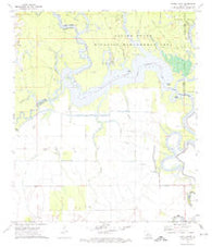 Powell Point Louisiana Historical topographic map, 1:24000 scale, 7.5 X 7.5 Minute, Year 1972