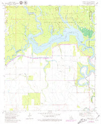 Powell Point Louisiana Historical topographic map, 1:24000 scale, 7.5 X 7.5 Minute, Year 1972