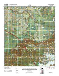 Powhatan Louisiana Historical topographic map, 1:24000 scale, 7.5 X 7.5 Minute, Year 2012