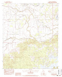 Powhatan Louisiana Historical topographic map, 1:24000 scale, 7.5 X 7.5 Minute, Year 1983