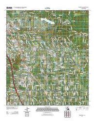 Prairieville Louisiana Historical topographic map, 1:24000 scale, 7.5 X 7.5 Minute, Year 2012