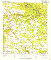 Prairieville Louisiana Historical topographic map, 1:24000 scale, 7.5 X 7.5 Minute, Year 1953
