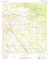 Prairieville Louisiana Historical topographic map, 1:24000 scale, 7.5 X 7.5 Minute, Year 1963