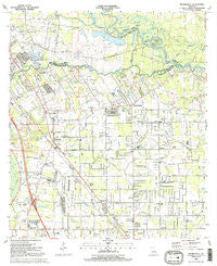 Prairieville Louisiana Historical topographic map, 1:24000 scale, 7.5 X 7.5 Minute, Year 1991