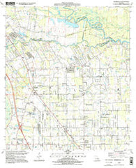 Prairieville Louisiana Historical topographic map, 1:24000 scale, 7.5 X 7.5 Minute, Year 1995