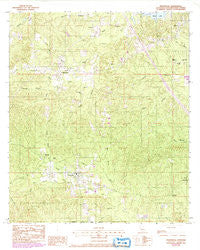 Provencal Louisiana Historical topographic map, 1:24000 scale, 7.5 X 7.5 Minute, Year 1983