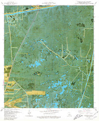 Pumpkin Islands Louisiana Historical topographic map, 1:24000 scale, 7.5 X 7.5 Minute, Year 1979