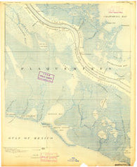 Quarantine Louisiana Historical topographic map, 1:62500 scale, 15 X 15 Minute, Year 1892