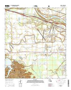 Rapides Louisiana Current topographic map, 1:24000 scale, 7.5 X 7.5 Minute, Year 2015