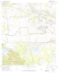 Rapides Louisiana Historical topographic map, 1:24000 scale, 7.5 X 7.5 Minute, Year 1972