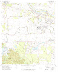 Rapides Louisiana Historical topographic map, 1:24000 scale, 7.5 X 7.5 Minute, Year 1972
