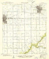 Rayne Louisiana Historical topographic map, 1:31680 scale, 7.5 X 7.5 Minute, Year 1946