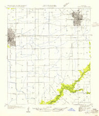 Rayne Louisiana Historical topographic map, 1:31680 scale, 7.5 X 7.5 Minute, Year 1954